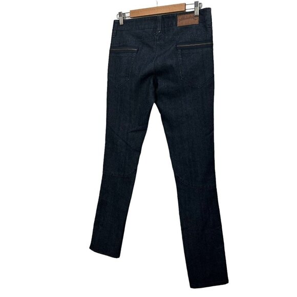 Millard Fillmore Jeans Mid Rise Slim Jeans Dark Wash Skinny Ankl Zip Size 27 - Picture 10 of 13